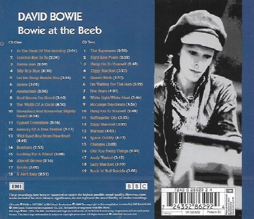 Cd Doble David Bowie / Bowie At The Beeb The Best (2000) Eu