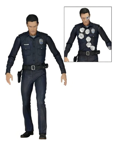 Figura Terminator T-1000 Police Disguise - Neca - Gw041