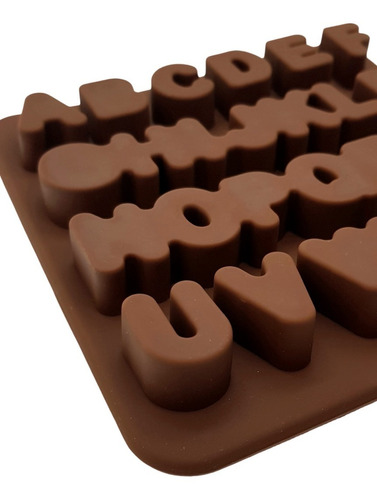 Molde Silicona Abecedario -letras-abc Choco-bombones (si17) 