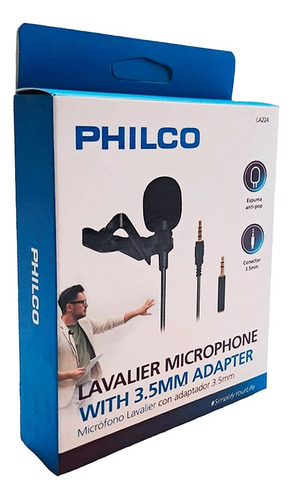 Microfono Philco De Solapa/lavalier Conexión 3,5 