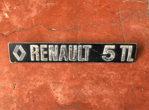Emblema Tapa Trasera Renault 5 1975 1976 1977 1978 1979 1980