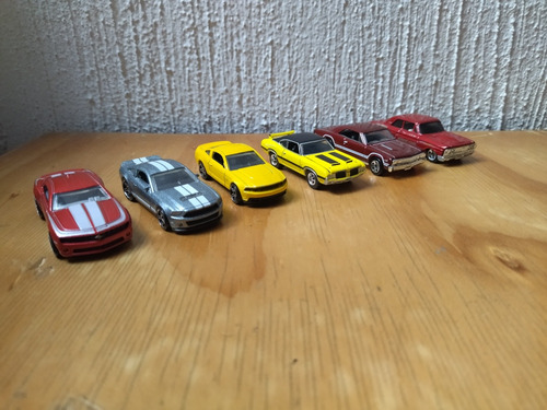 6 Carritos Escala 1:64 Hot Wheels Leer Descripción 