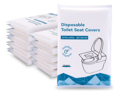 Fundas Desechables Para Asiento De Inodoro, Papel Desechable