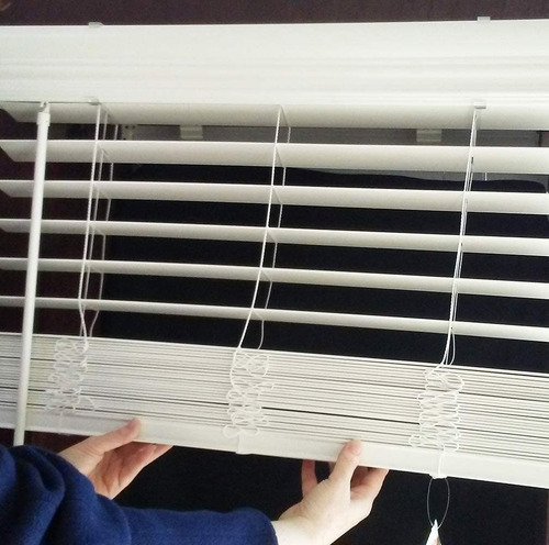 Persiana Inalambrica Para Ventana Madera Sintética 29 X 60