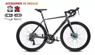 Bicicleta Alubike Mazzima Ruta 14 Velocidades Rodada 700 Color Gris Tamaño del cuadro 51 cm