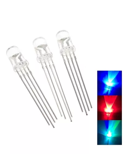 LED RGB Colores (4 Patas)