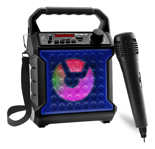 Risebass - Máquina De Karaoke Portátil Con Micrófono, Si.