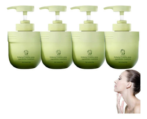 - 4*crema Reafirmante De Colágeno Lujosa Divglow