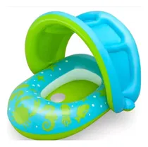 Comprar Asiento Para Bebe Flotador Con Techo Protección Uv Piscina 