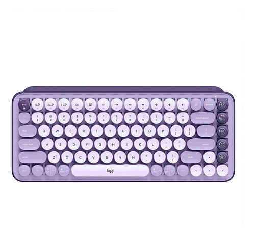 Teclado Logitech Pop Keys Wireless Bt Cosmos Lavender Lilac