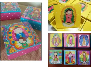 Recuerdos Bautizo, 15 Años, Baby Shower, Cajitas Mdf 