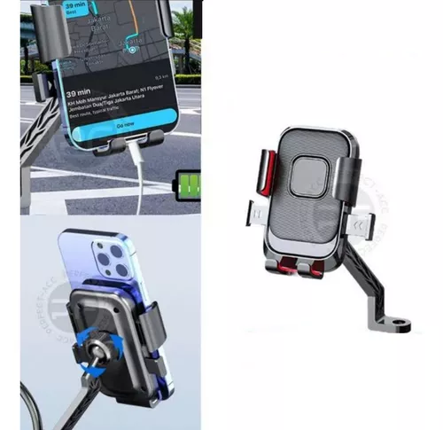 Soporte Celular Gps Moto Bicicleta Monopatin Anti-vibracion