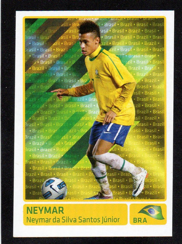 Copa America 2011. Figurita N° 329 Neymar Jr, Brasil. Mira!!