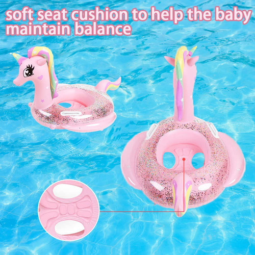 Flotador De Piscina Umbworld Unicorn Para Bebés De 0 A 8 Año