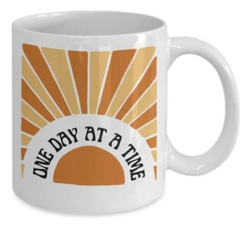 Tómalo Un Día A La Vez - Taza | Hogar Moderno De Mediados De