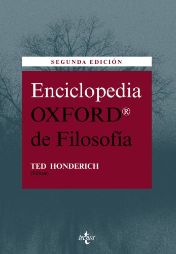 Libro Enciclopedia Oxford De Filosofía De Vvaa Tecnos