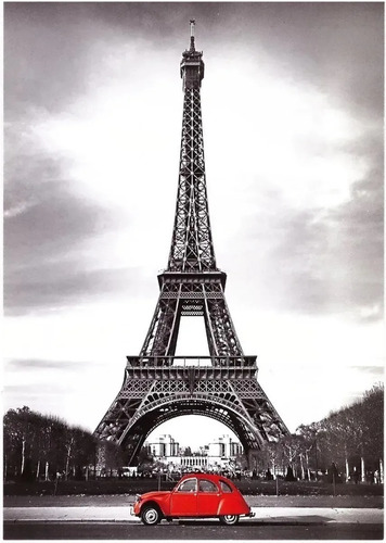 Imagen 2 de 5 de Puzzle 1500 Pzas Rompecabezas Cuadro Torre Eiffel Francia Ed