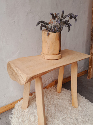 Banco Madera De Ciprés Rústico Nórdico Natural Natural