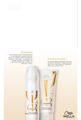Shampoo Profissional Wella Oil Reflections Luminous 250ml