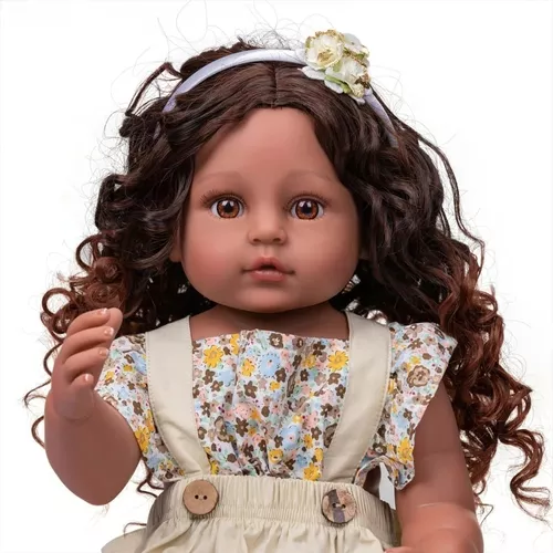 Boneca Bebê Reborn Menino 55cm 100% Silicone D552