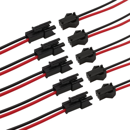 Cabo Conector Jst Sm 2 Vias (10 Pares)helicóptero Fita Led 