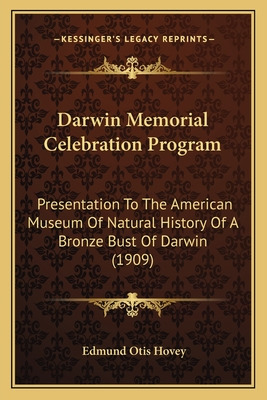 Libro Darwin Memorial Celebration Program: Presentation T...