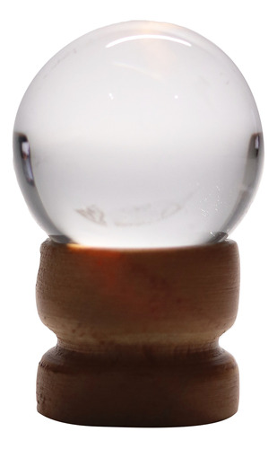 Mini Esfera Cristal De Quartzo Natural Com Suporte 3cm 77g 