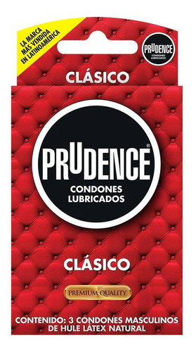 Condones De Látex Prudence Clásico 3 Condones