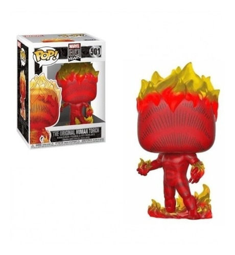 Figura Funko Pop Marvel 80 Years Human Torch 501 Original