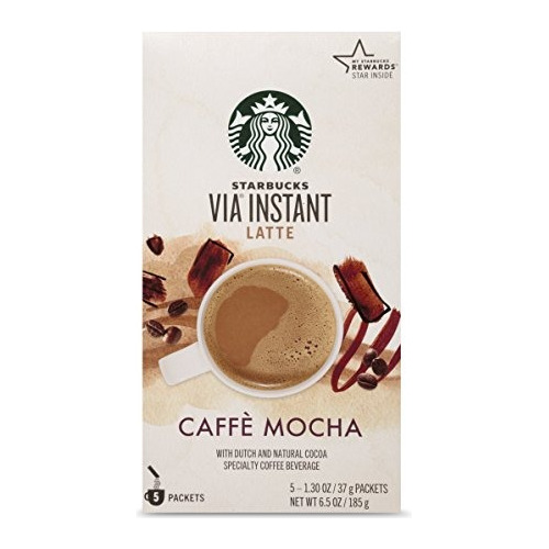 Starbucks Via Café Instantáneo, Mocha Latte, 5 Conde