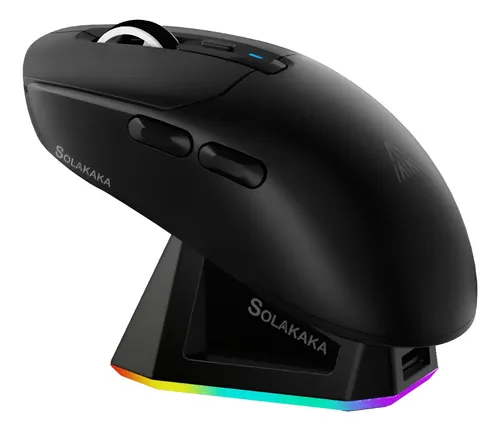 Ratón Inalámbrico Solakaka Sm820 Con Base De Carga Paw3311