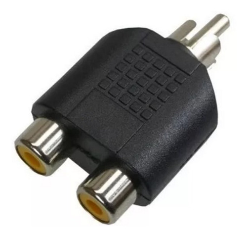 Adaptador 2 Jack Rca Hembra A Plug Rca Macho 