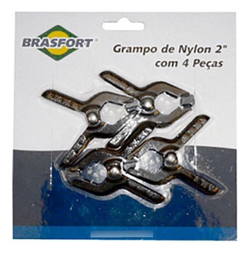 Grampo Nylon 2  C/4 Brasfort 7352
