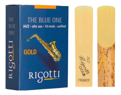 Palheta Para Sax Alto - Rigotti Gold - 1 Unidade