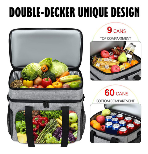 Bolsa Térmica Plegable Para El Almuerzo Para Hombres Y