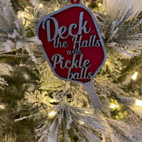 Decora Los Pasillos Con Pickleballs Para Navidad, Perf