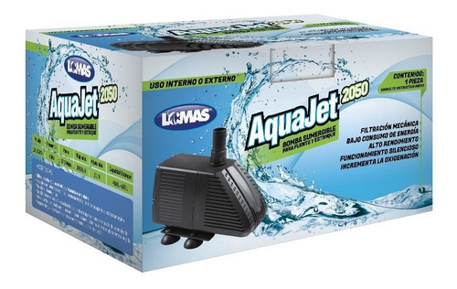 Imagen 2 de 5 de Bomba De Agua Sumergible 2050l/h Para Estanque O Fuente