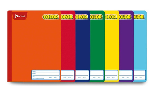 Cuaderno Collage Norma Doble Raya Color A Elegir 5 Pz