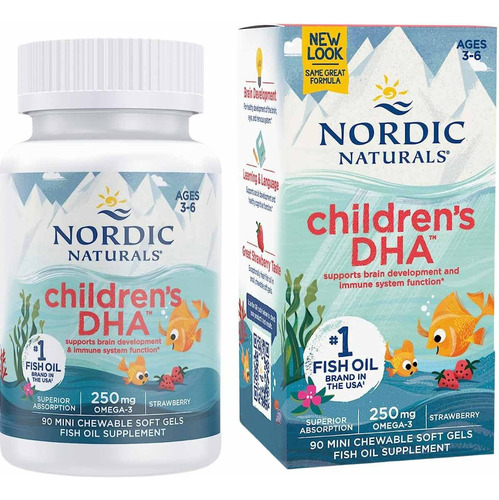 Omega 3 250mg Para Niños-nordic - - Unidad A $2100