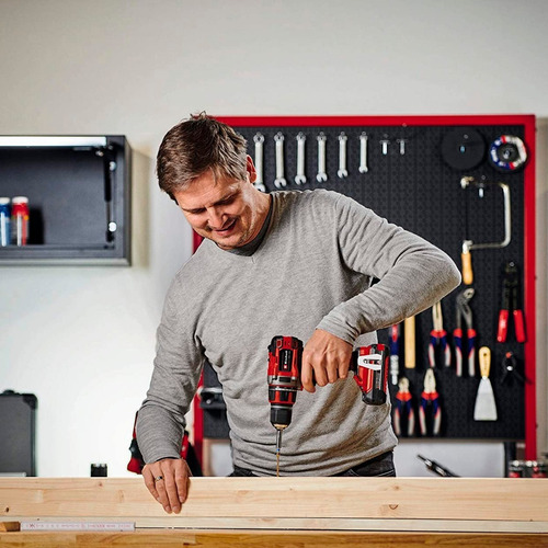 Imagen 8 de 10 de Taladro Percutor Brushless 13mm Einhell Bateria 4 Amp Puntas