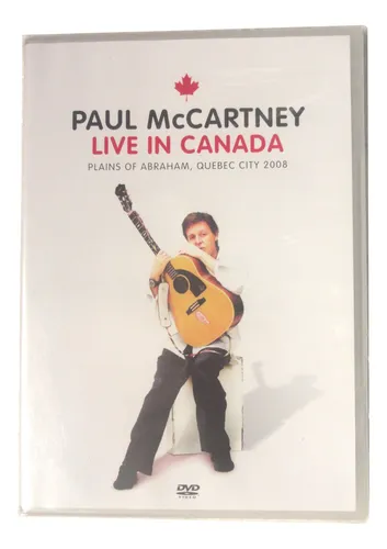 Dvd Paul Mccartney - Live In Canadá / Novo Original Lacrado