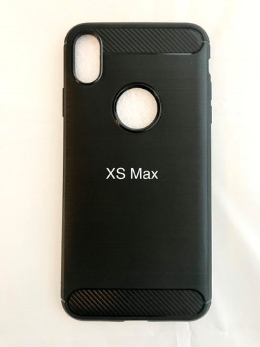Estuche Textura Carbon Fiber Protection Para iPhone XS Max