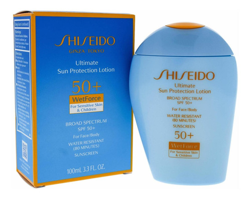 Shiseido Ultimate Sun Protection Lotion Wetforce Spf 50 For