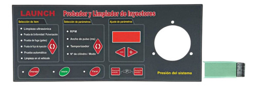 Panel De Repuesto Para Lavador De Inyectores Cnc Car Test