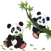 Comprar Extraíble Panda De Dibujos Animados Rama Del Árbol Ni...