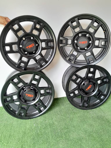 Rines Trd Negros Nuevos 17 4runner Fortuner Hilux Recibo Ori