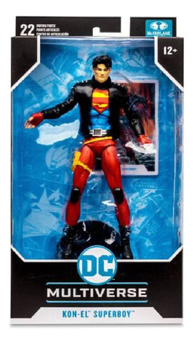 Kon-el Superboy Figura Mcfarlane Toys Dc Multiverse 7
