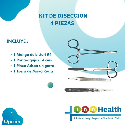 Kit De Diseccion 4 Piezas Innhealth