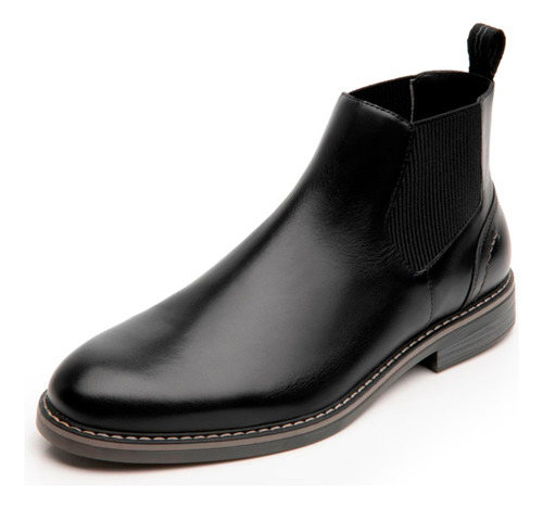 Botin Hombre Chelsea Piel Flexi Cómodos Negro 25-29 404604