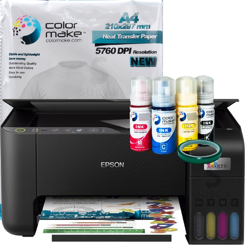Multifuncional Epson L3250 Para Sublimacion Tintas Colormake